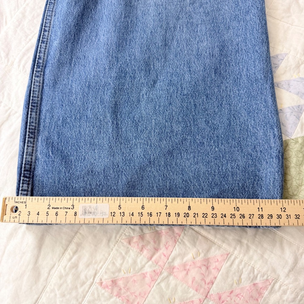 NEW Zara Womens High Waisted Ultra Wide Leg Jeans Blue Denim Size 6 - Picture 10 of 10
